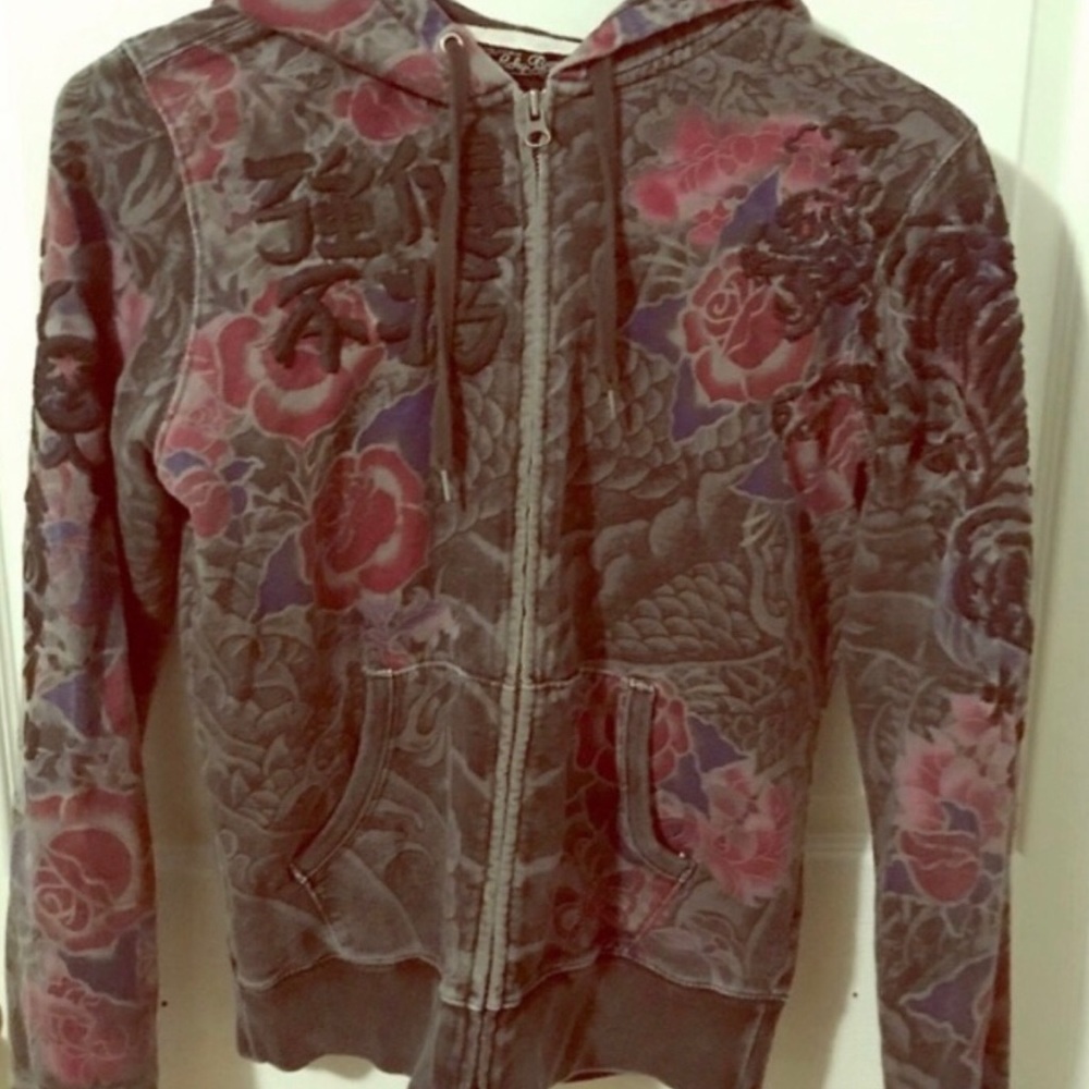 Lucky Brand Floral Zip up (Sweat jacket/Hoodie)